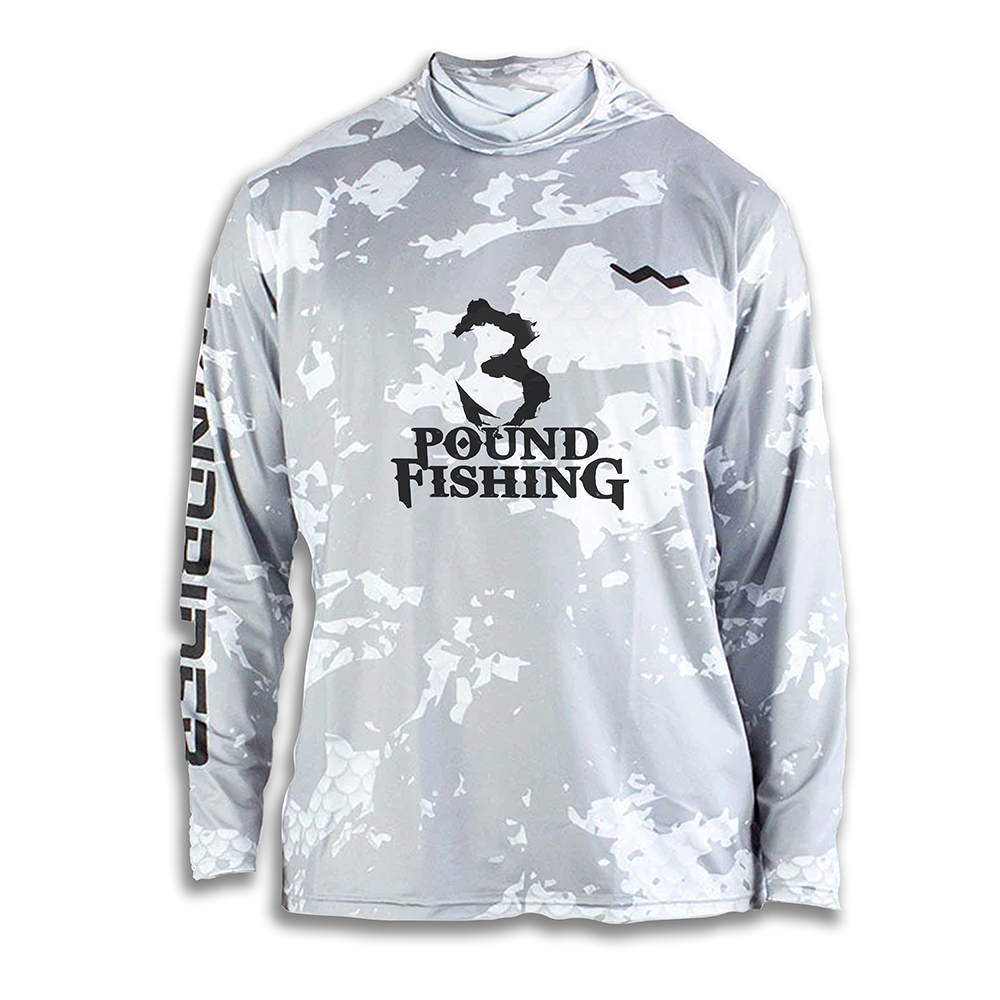 3 Pound Fishing Hooded Helios - Hooded - Grey - WindRider