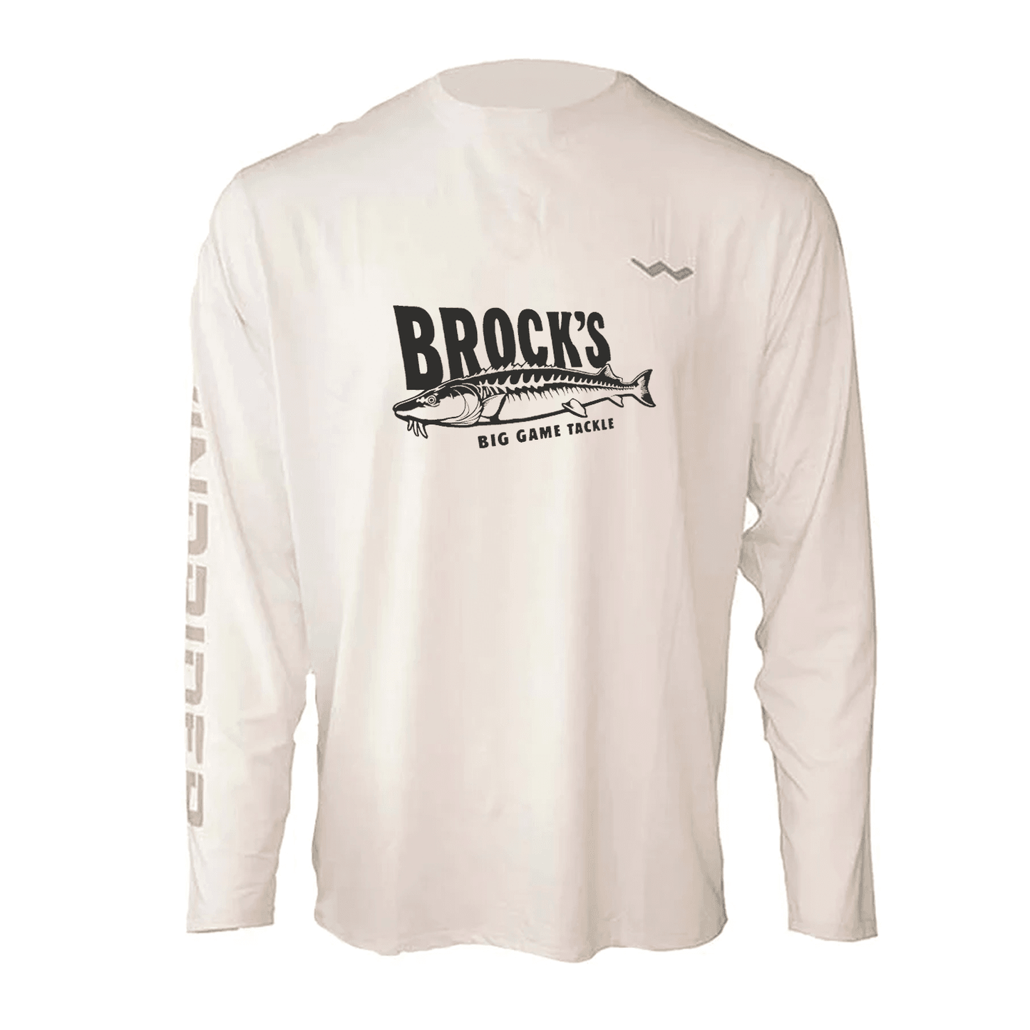 Brock's Big Game Tackle Helios Fishing Shirt - White - WindRider