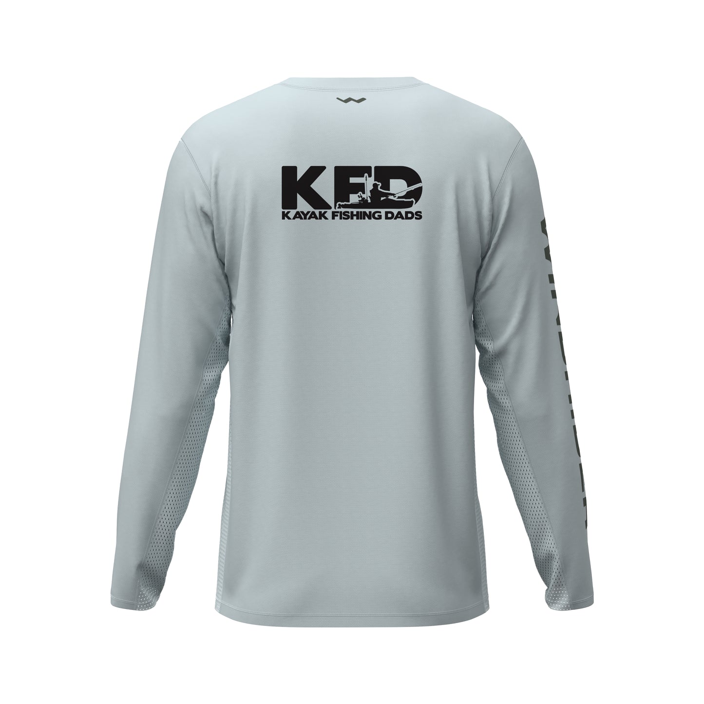 Kayak Fishing Dad's Helios Fishing Shirt - Grey - WindRider