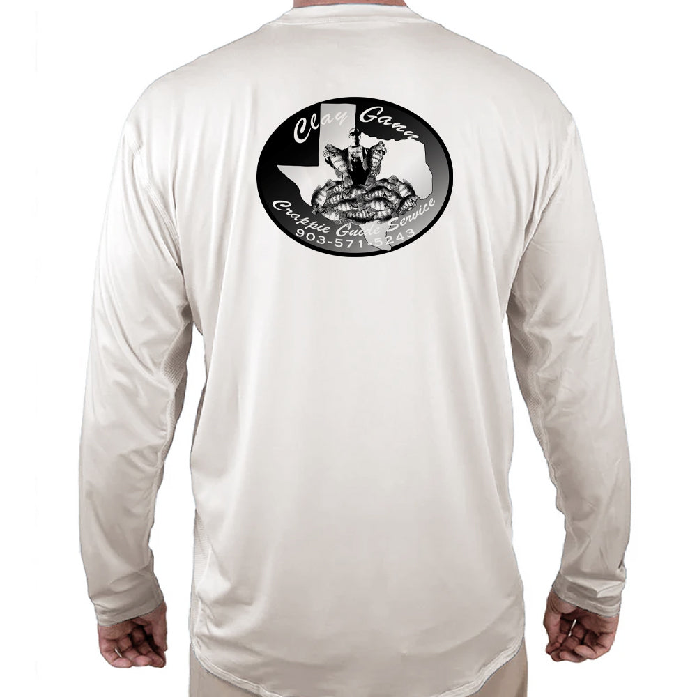 ClayGann.com Helios Fishing Shirt - White - WindRider