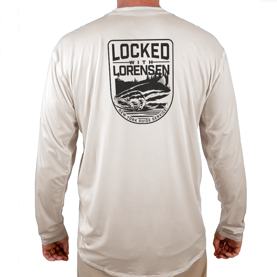 Locked with Lorensen Helios Fishing Shirt - White - WindRider