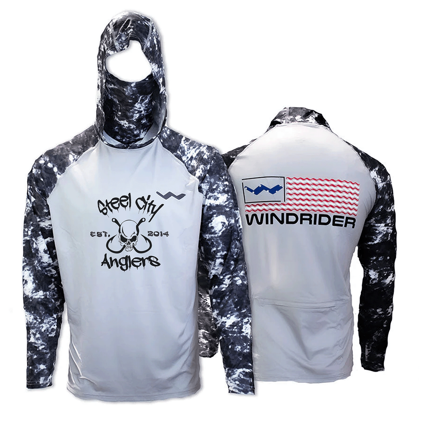 Steel City Anglers Atoll Fishing Shirt - Grey - WindRider