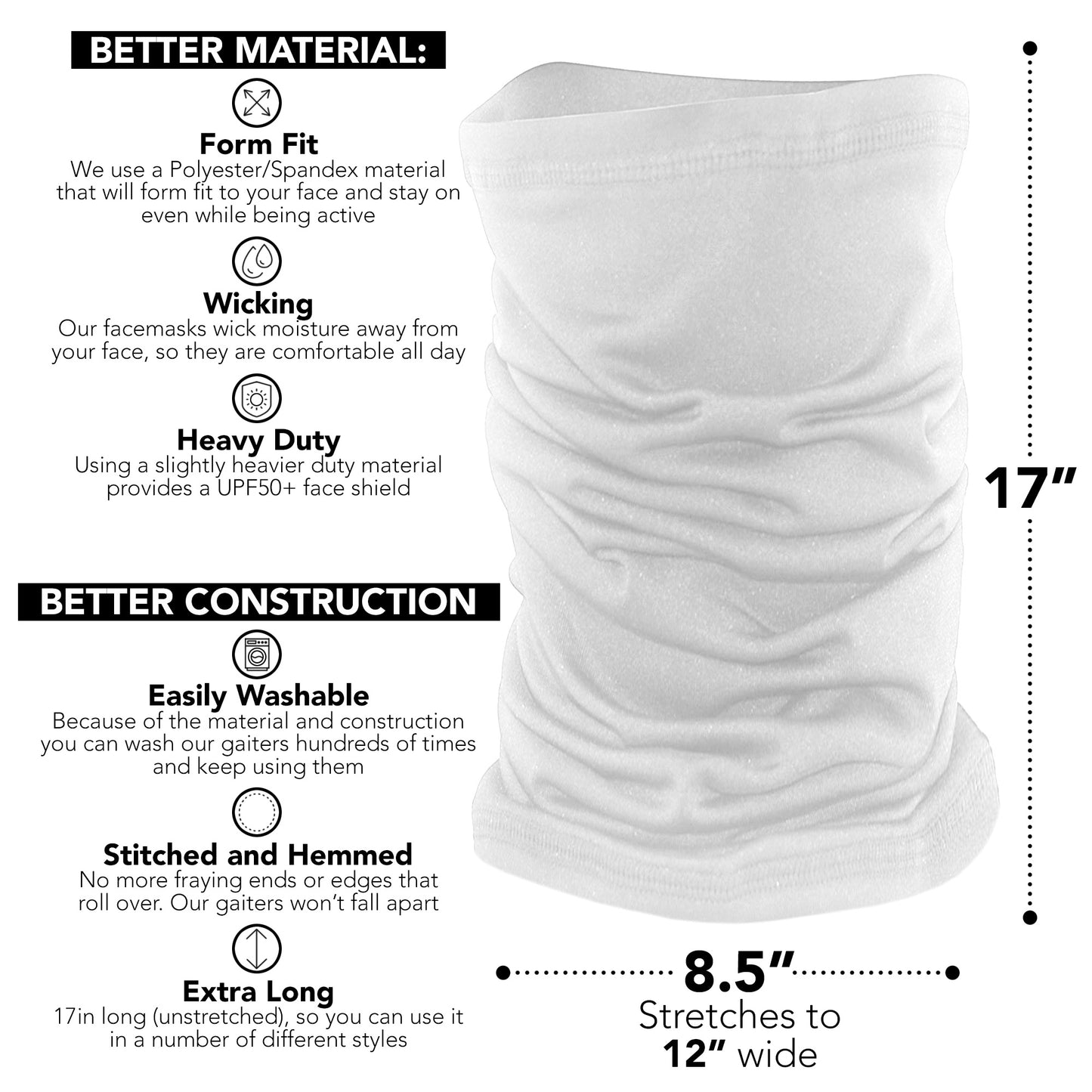 WindRider Gaiter - White - WindRider