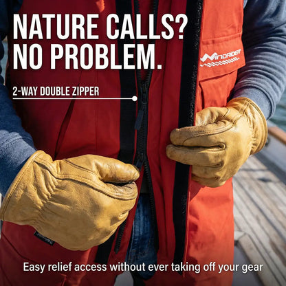 WindRider Bibs double zipper for easy bathroom Breaks [fishing-only]