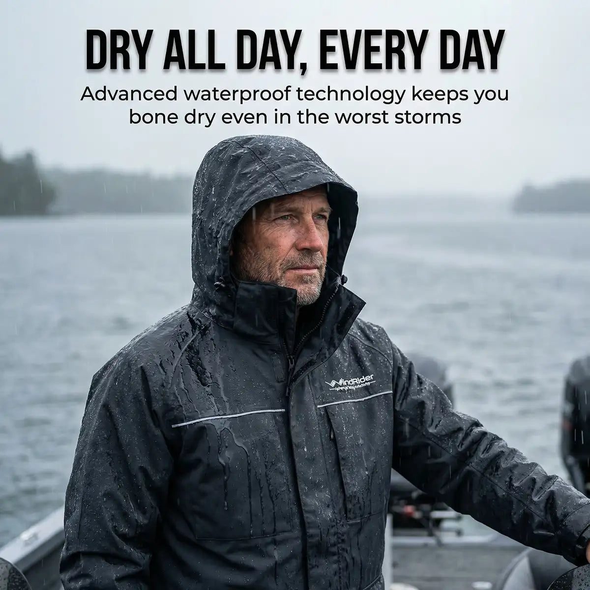 WindRider Rain Gear Keeps You Dry All Day Everyday [fishing-only]