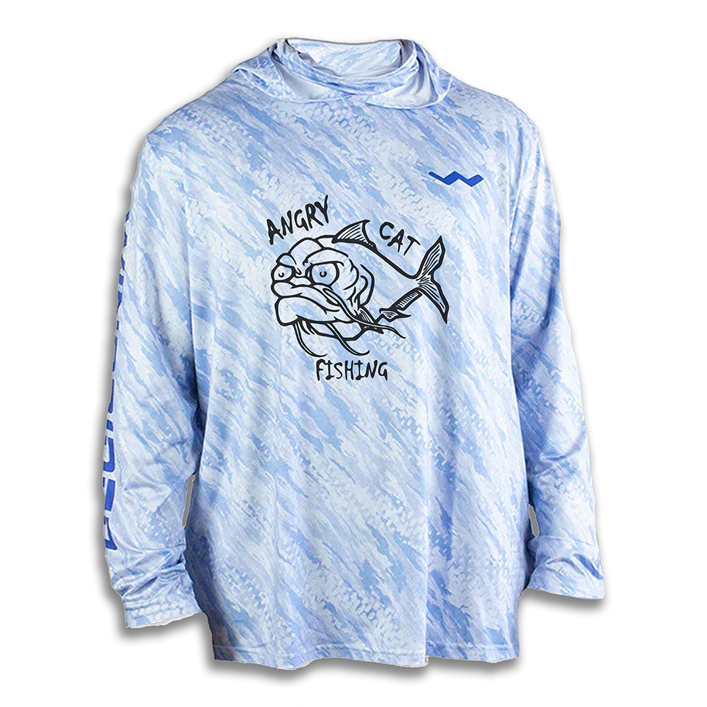 AngryCat Fishing Hooded Helios - Hooded - Blue - WindRider