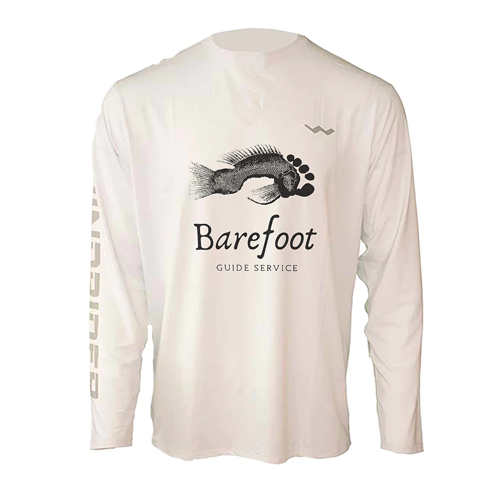 Barefoot Guide Service Helios Fishing Shirt - White - WindRider