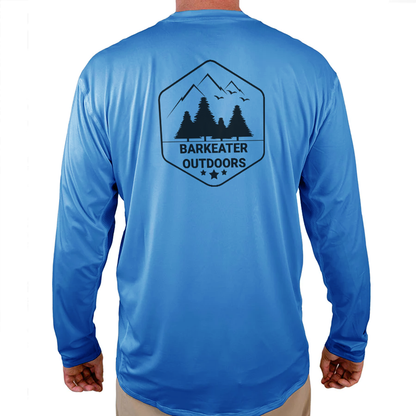 Barkeater Outdoors Helios Fishing Shirt - Blue - WindRider