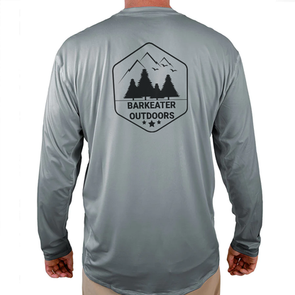 Barkeater Outdoors Helios Fishing Shirt - Grey - WindRider