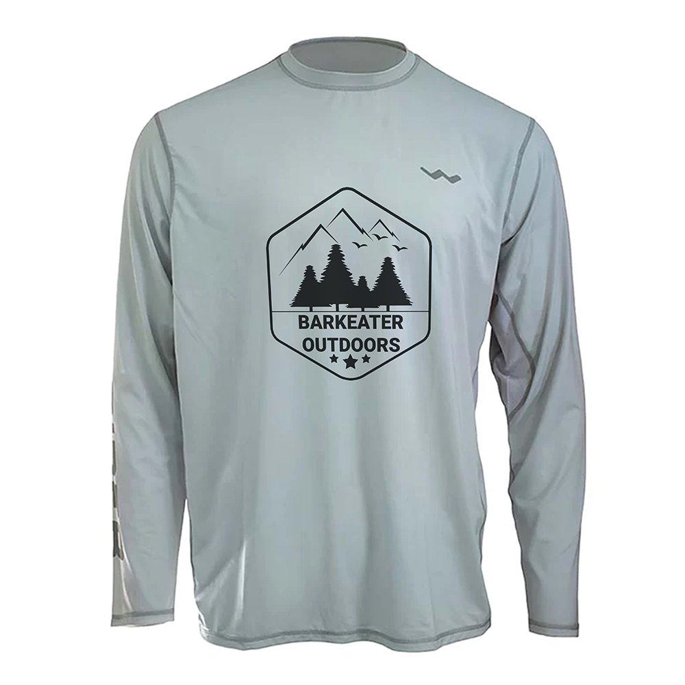Barkeater Outdoors Helios Fishing Shirt - Grey - WindRider