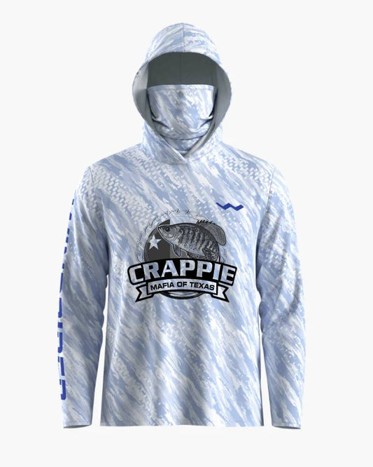 Crappie Mafia Of Texas Hooded Helios - Hooded - Blue - WindRider