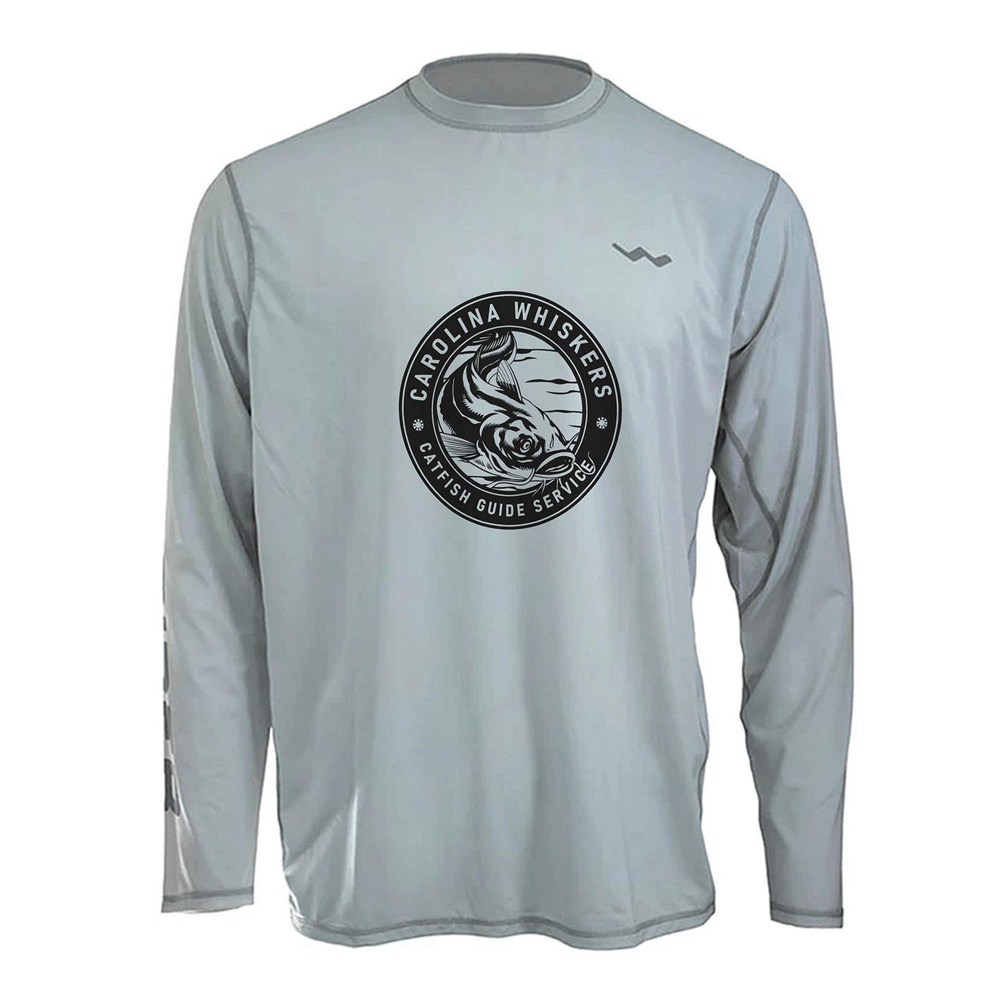 Carolina Whiskers Helios Fishing Shirt - Grey - WindRider