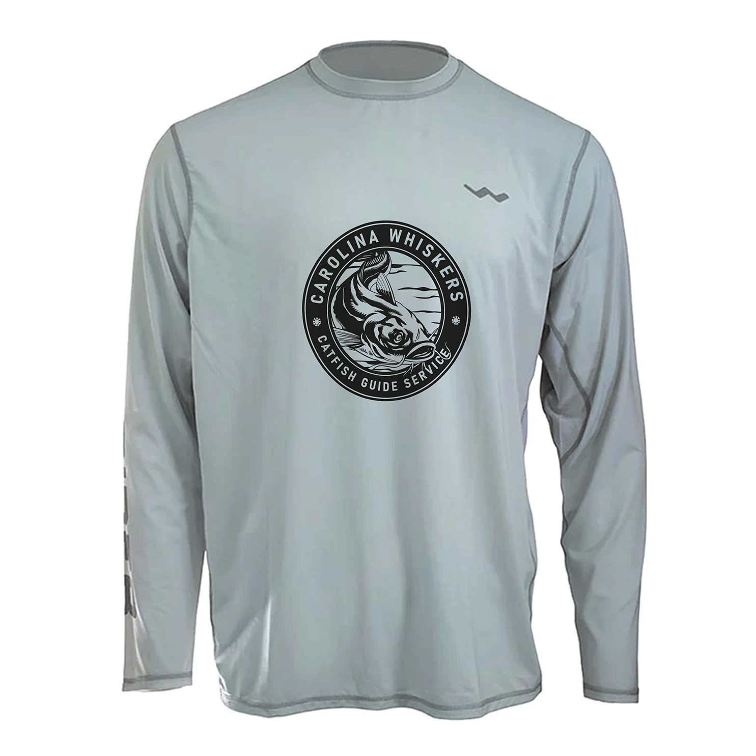 Carolina Whiskers Helios Fishing Shirt - Grey - WindRider