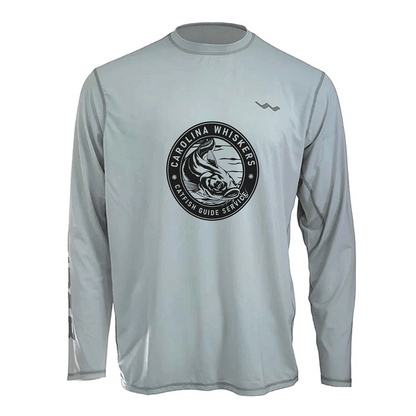 Carolina Whiskers Helios Fishing Shirt - Grey - WindRider