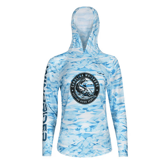 Women's Carolina Whiskers HELIOS™ Hooded Sun Shirts - Hooded - Camo - WindRider