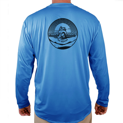 Coast 2 Coast Ski Riders Helios Fishing Shirt - Blue - WindRider
