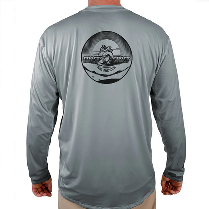 Coast 2 Coast Ski Riders Helios Fishing Shirt - Grey - WindRider