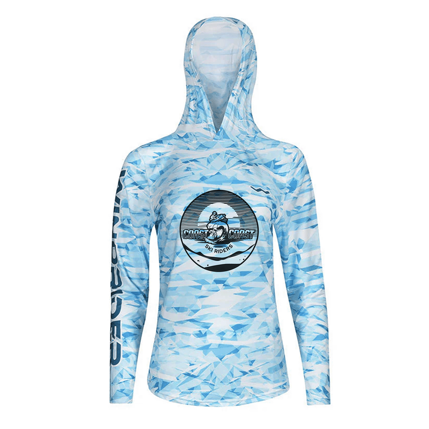 Women's Coast 2 Coast Ski Riders HELIOS™ Hooded Sun Shirts - Hooded - Camo - WindRider