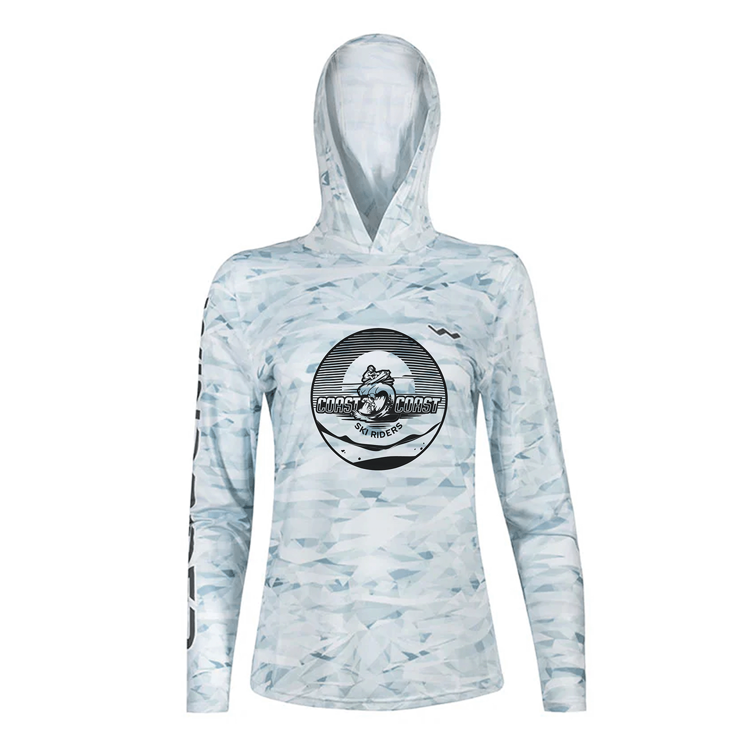 Women's Coast 2 Coast Ski Riders HELIOS™ Hooded Sun Shirts - Hooded - Camo - WindRider