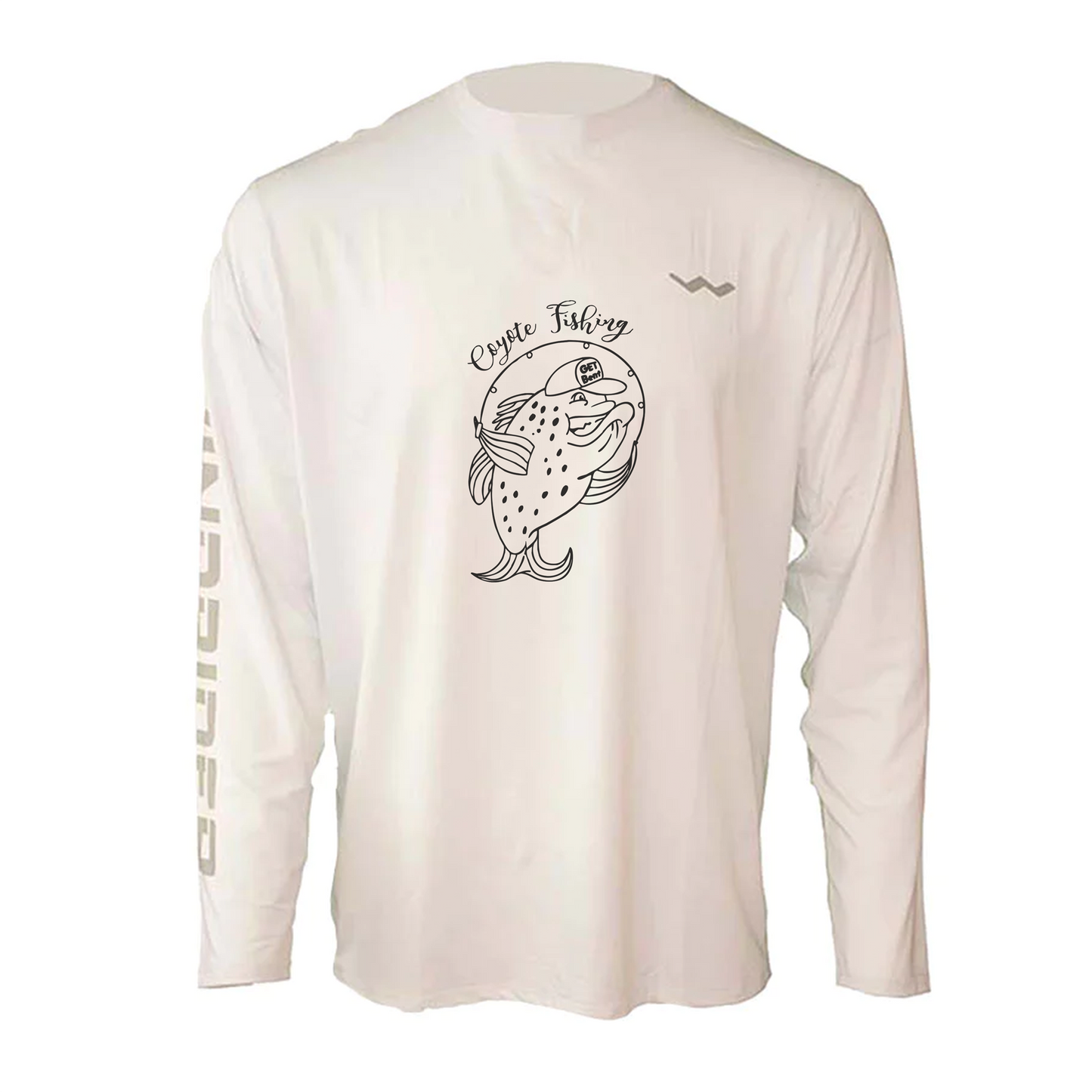 Coyote Fishing Helios Fishing Shirt - White - WindRider