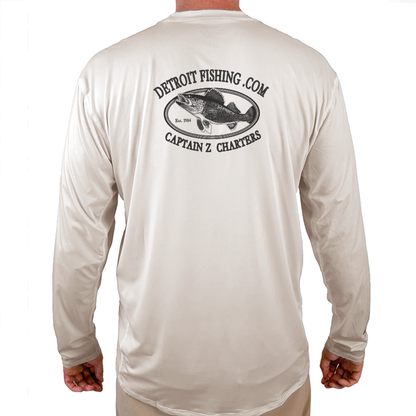 DetroitFishing.com Helios Fishing Shirt - White - WindRider