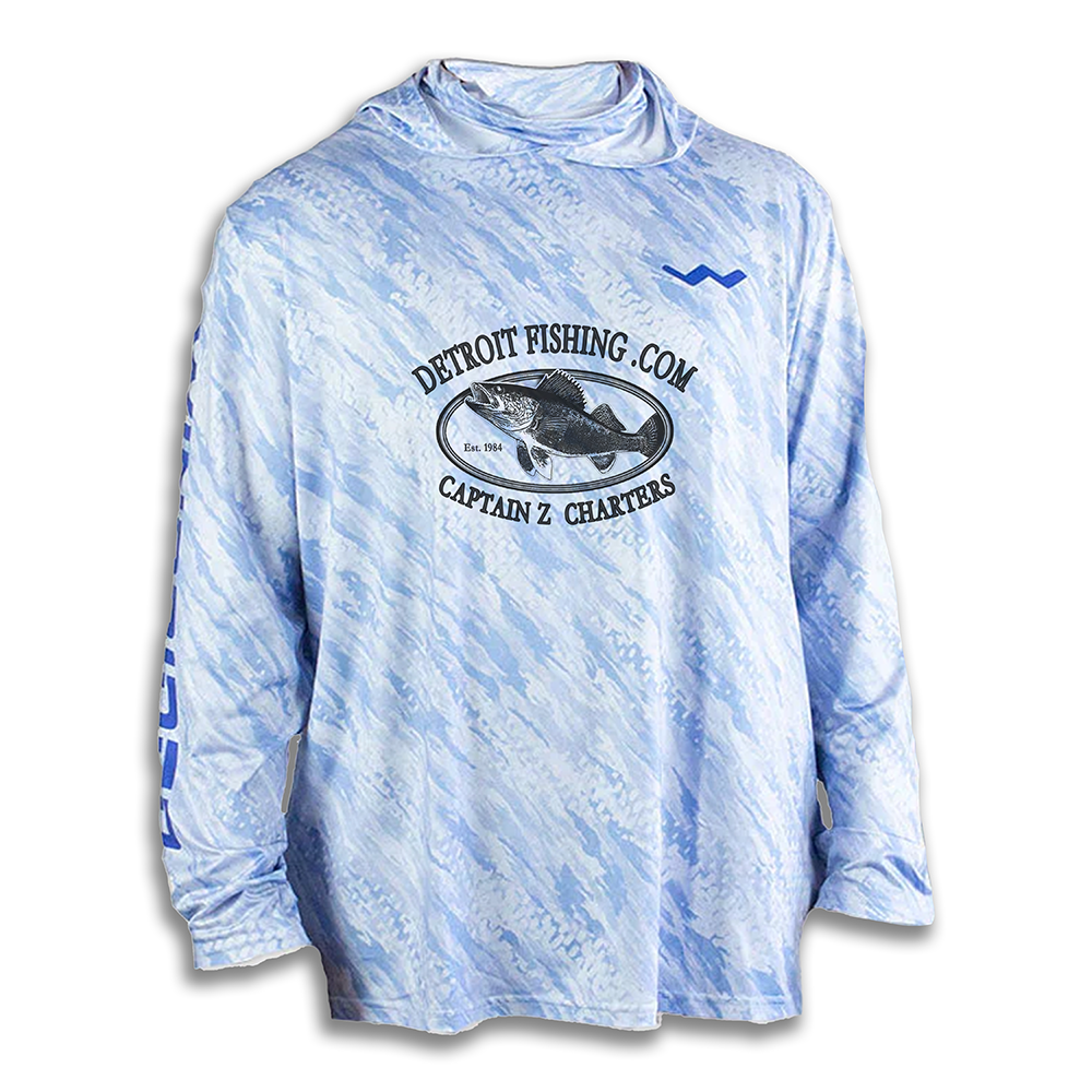 DetroitFishing.com Hooded Helios - Hooded - Blue - WindRider