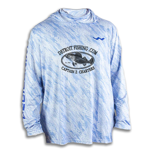 DetroitFishing.com Hooded Helios - Hooded - Blue - WindRider