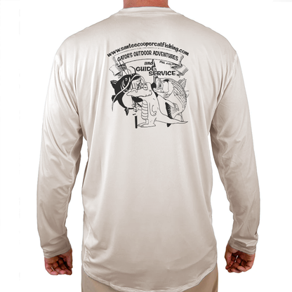 Gator'sOutdoors Adventures Helios Fishing Shirt - White - WindRider