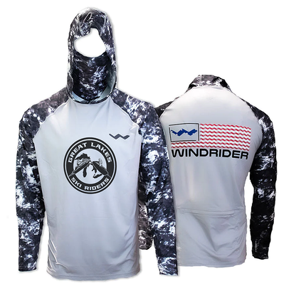 Great Lakes Ski Riders Atoll Fishing Shirt - Grey - WindRider