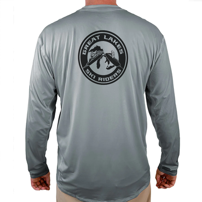 Great Lakes Ski Riders Helios Fishing Shirt - Grey - WindRider