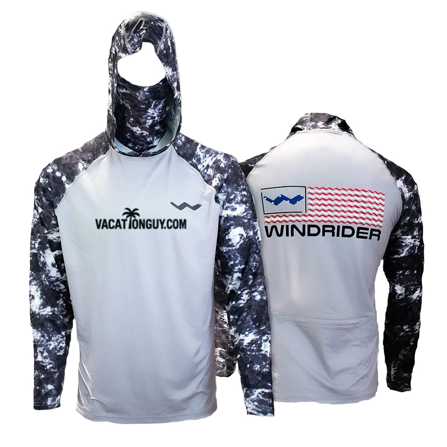 VacationGuy.com Club Atoll Fishing Shirt - Grey - WindRider