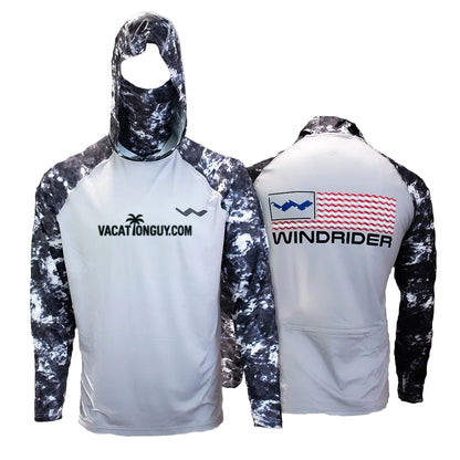 VacationGuy.com Club Atoll Fishing Shirt - Grey - WindRider
