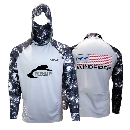 RipNLips Atoll Fishing Shirt - Grey - WindRider