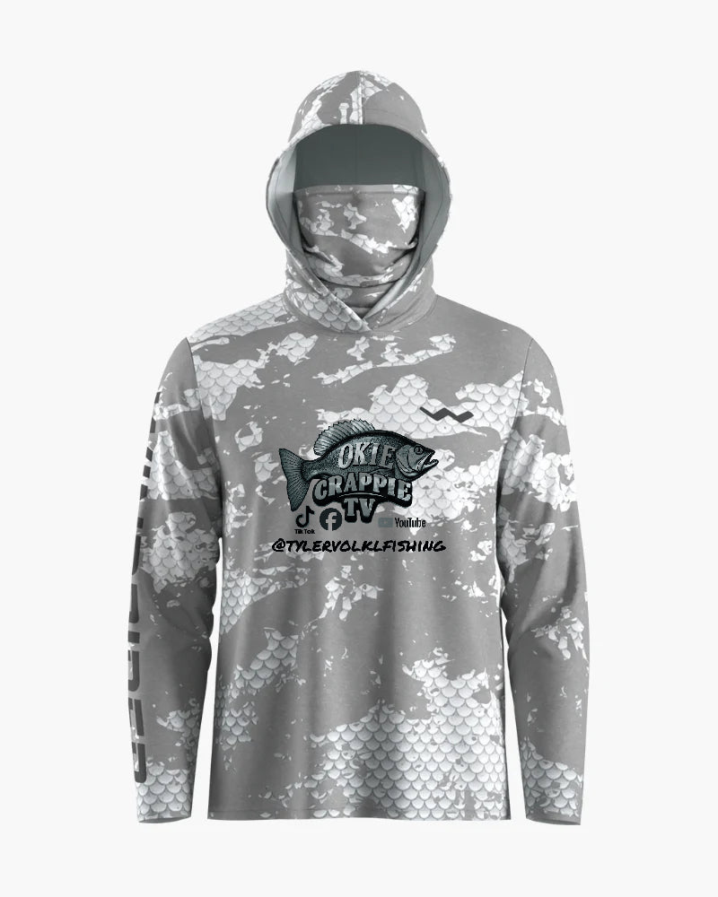 OKIE CRAPPIE TV Hooded Helios - Hooded - Grey - WindRider