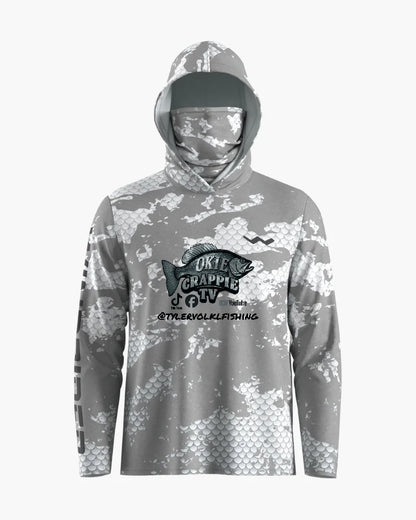 OKIE CRAPPIE TV Hooded Helios - Hooded - Grey - WindRider