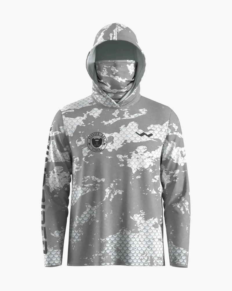 Bearded Dad Fishing Hooded Helios - Hooded - Grey - WindRider
