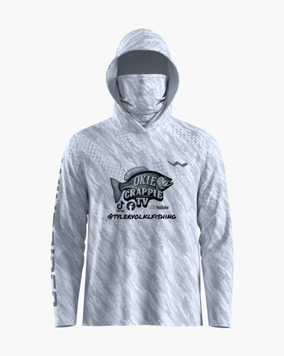 OKIE CRAPPIE TV Hooded Helios - Hooded - Grey - WindRider