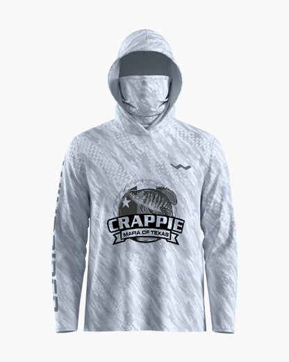 Crappie Mafia Of Texas Hooded Helios - Hooded - Grey - WindRider