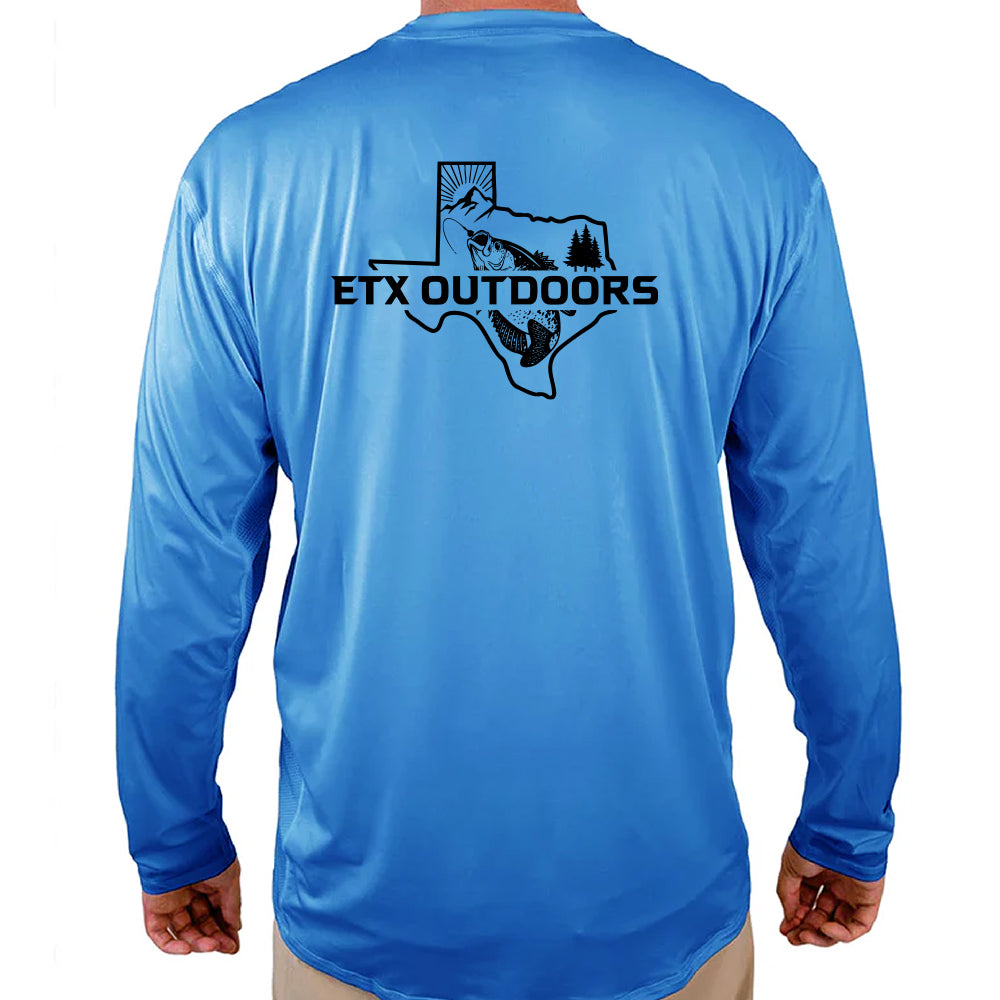 ETXOutdoors Helios Fishing Shirt - Blue - WindRider