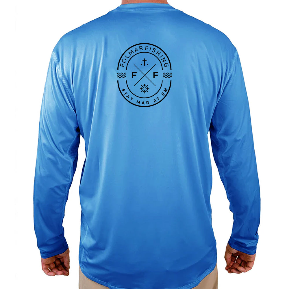 Folmar Helios Fishing Shirt - Blue - WindRider