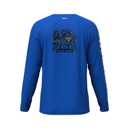 FishManMike Helios Fishing Shirt - Blue - WindRider