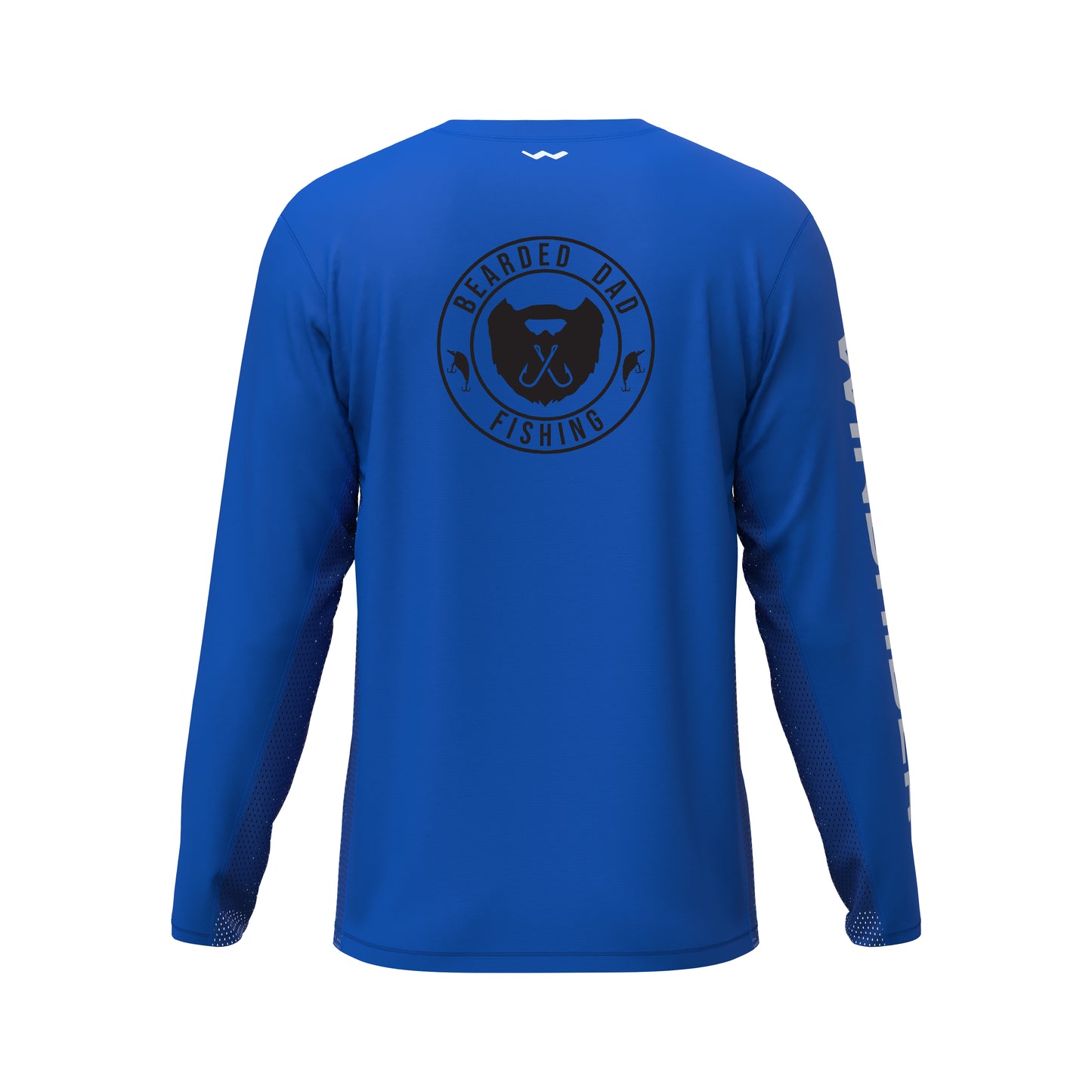 Bearded Dad Fishing Helios Fishing Shirt - Blue - WindRider