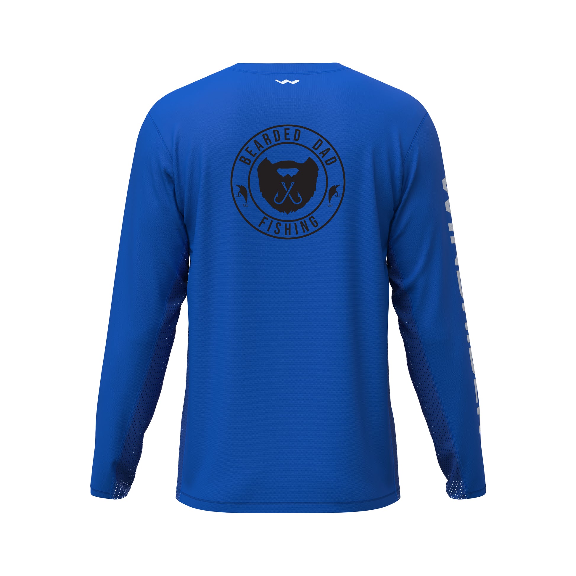 Bearded Dad Fishing Helios Fishing Shirt - Blue - WindRider