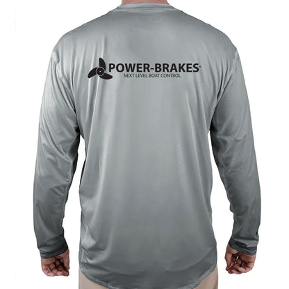 Power Brakes Helios Fishing Shirt - Grey - WindRider