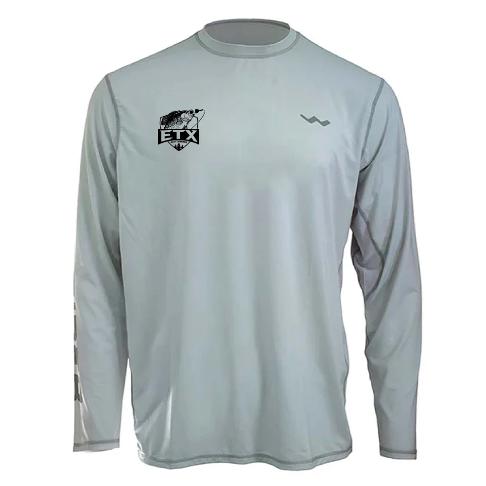 ETXOutdoors Helios Fishing Shirt - Grey - WindRider