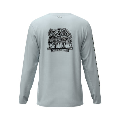 FishManMike Helios Fishing Shirt - Grey - WindRider