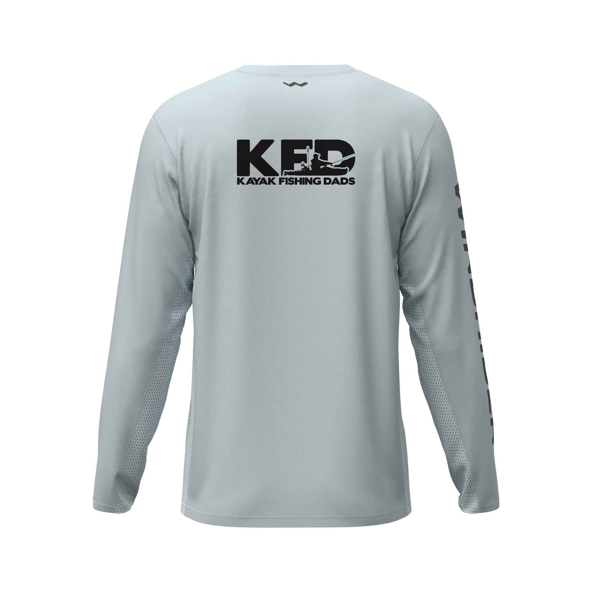 Kayak Fishing Dad's Helios Fishing Shirt - Grey - WindRider