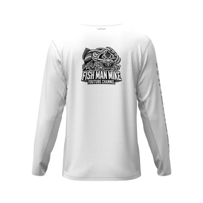 FishManMike Helios Fishing Shirt - White - WindRider