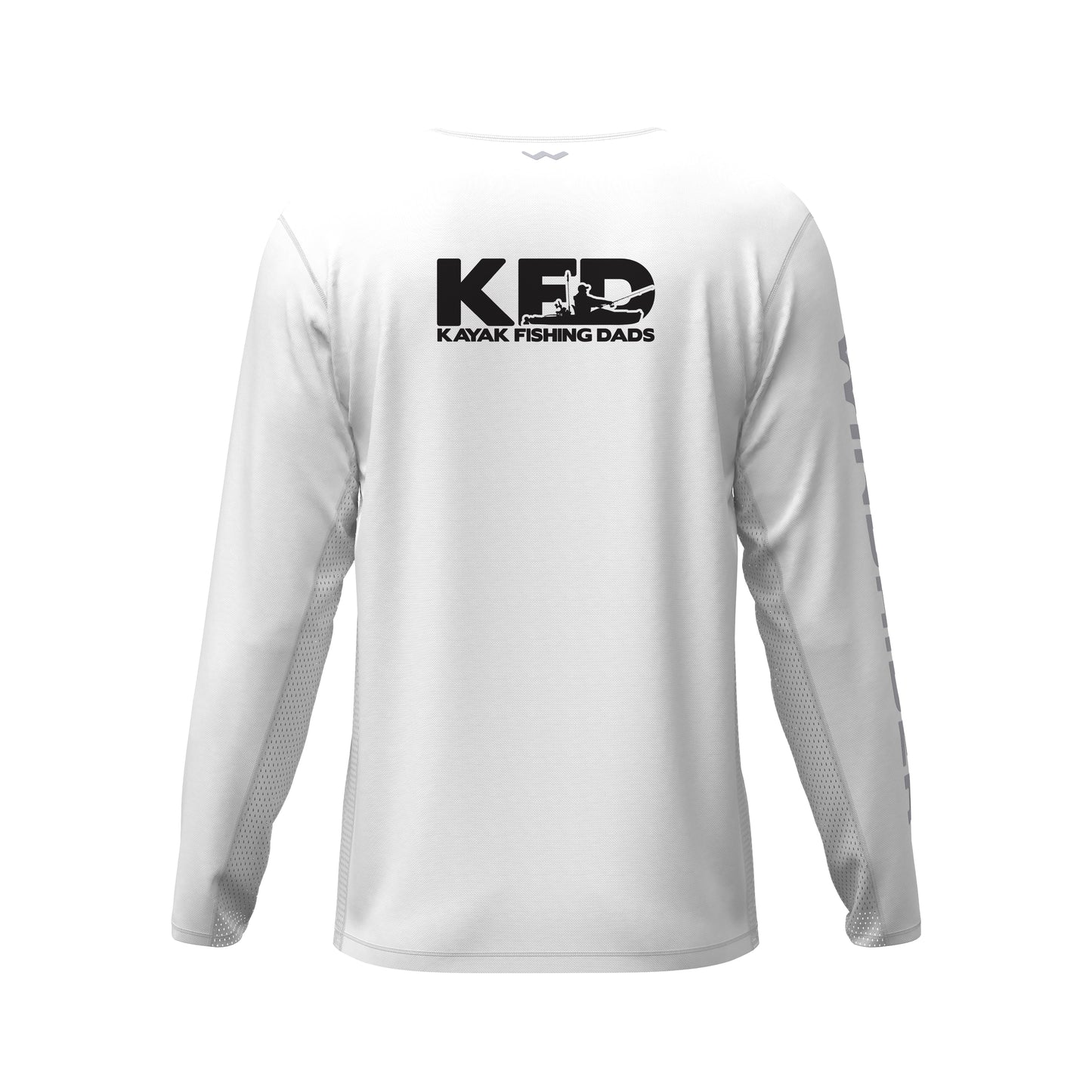 Kayak Fishing Dad's Helios Fishing Shirt - White - WindRider