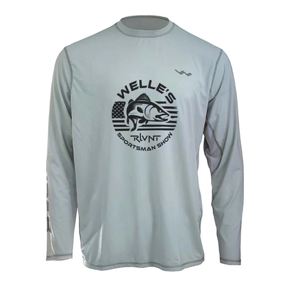 Welle's RLVNT sportsmans show Helios Fishing Shirt - White - WindRider